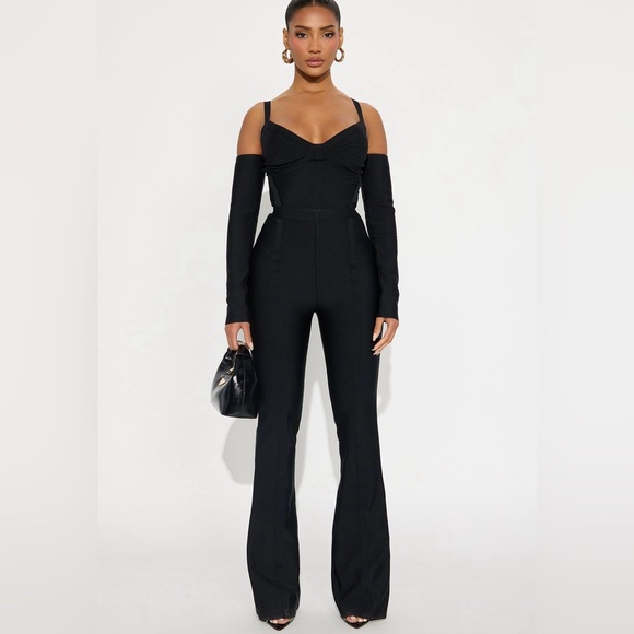 Fashion Nova Pants - Fashion Nova Chic Black Jumpsuit